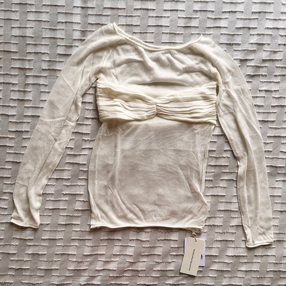 NWT Commense Nostalgia Off the Shoulder top - Picture 2 of 6